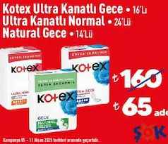 KOTEX PED ÇEŞİTLERİ